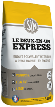 Sim Le 2 en 1 Express Enduit de rebouchage polyvalent 5kg