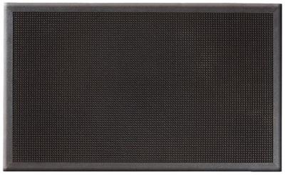 Tapis Caoutchouc Gratte Pieds à Picots Noir 40 x 60 cm