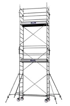 Échafaudage Roulant Acier Altitude AC200 Hauteur Plancher 5.10m