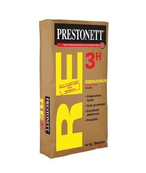Enduit de rebouchage extérieur rapide 15kg Prestonett RE 3H