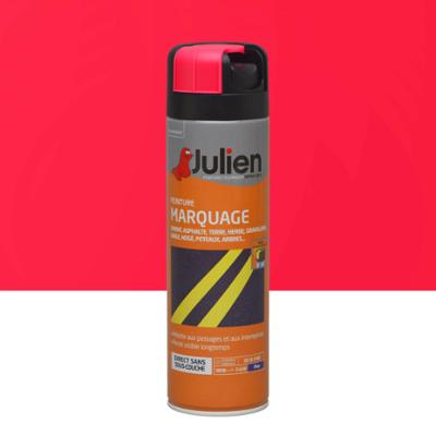 Aérosol peinture marquage 500ml Rouge fluo