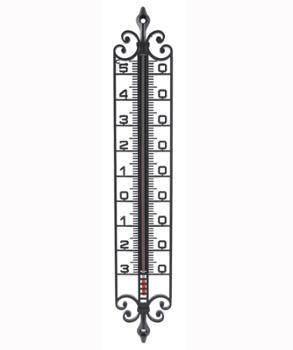 Thermomètre Imitation Fer Forgé 41 cm