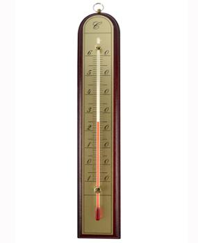 Thermomètre Bois Plaque Aluminium