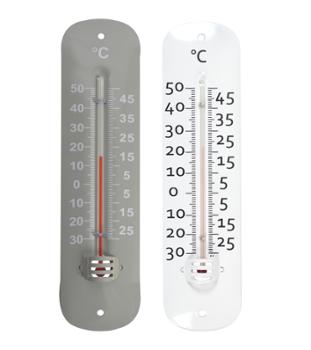Thermomètre Métal Coloris Panaché 19cm