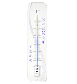 Thermomètre Métal 29 cm Décor Silhouette