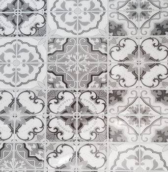 Carrelage Adhésif 3D Vintage Noir