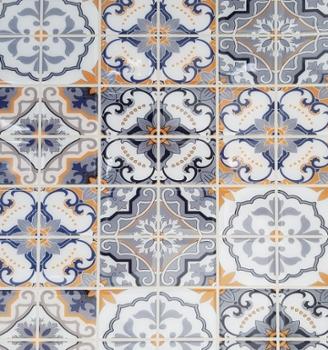 Carrelage Adhésif 3D Vintage Jaune