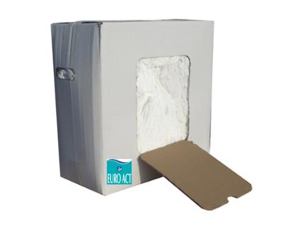 Chiffon d'Essuyage Blanc Fin, carton de 10kg