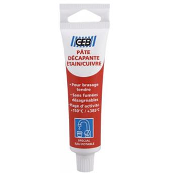 Pâte décapante pour soudure à l'étain/cuivre tube 50ml sous blister