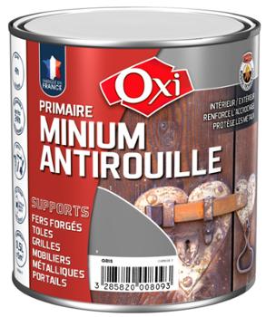 Minium Primaire Antirouille 1.5L Gris