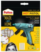 Pattex Made At Home Pistolet à Colle Thermofusible + 6 Bâtonnets sous Blister
