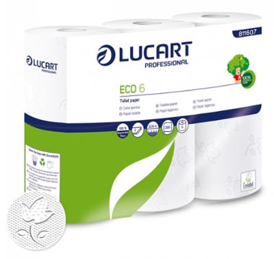 Papier Toilette Blanc Eco Lot de 6 Rouleaux