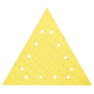 Abrasif delta jaune 225x225x225 mm Grain 150 pour ponceuse triangulaire