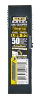Lames de Cutter Olfa Noires LBB 50 18 mm x 50