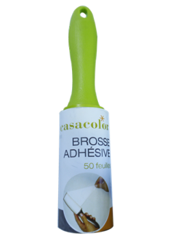 Brosse adhésive 50 feuilles autocollantes