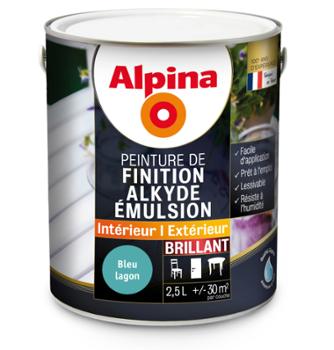 Peinture de finition alkyde brillant 2.5L