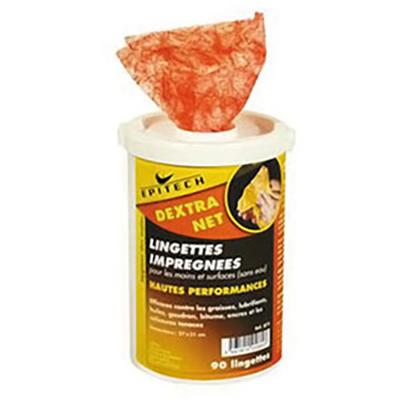 Lingettes Imprégnées Dextra Net Boîte de 90