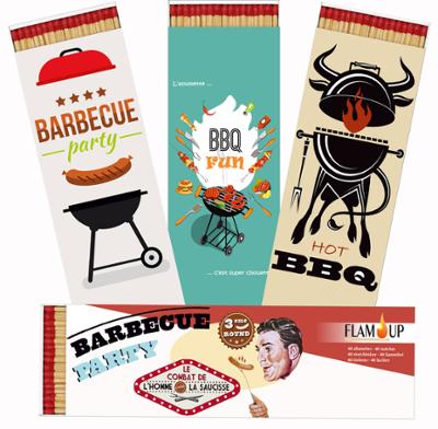 Allumettes Géantes Barbecue 19 cm Boîte de 40