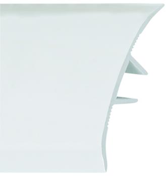 Couvre Joint Bombé PVC 50mm Blanc 3m