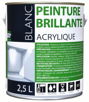 Batir 1er Peinture Acrylique Brillante 2L5