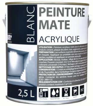 Batir 1er Peinture Acrylique Mate 2L5