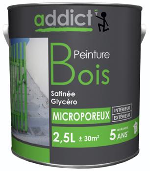 Addict Peinture Bois Glycéro Microporeuse 2L5