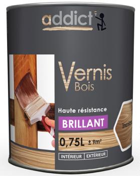 Addict Vernis Bois Brillant 750 ml Incolore