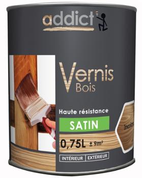 Addict Vernis Bois Satin 750 ml Incolore