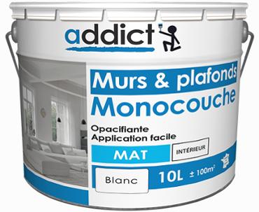 Addict Murs & Plafonds Monocouche Acrylique Mat 10L