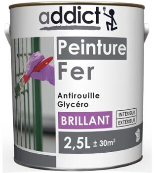Addict EG Peinture Brillante Fer Laque Antirouille 2L5 