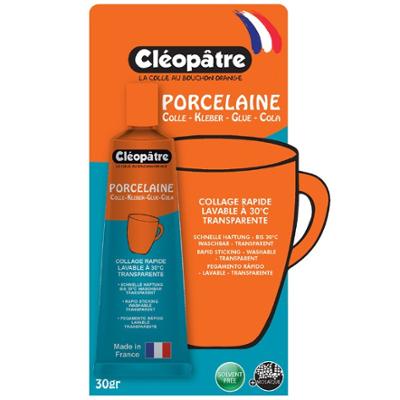 Cléopâtre Colle Porcelaine Cléo'Tech Tube 30g Sous Blister