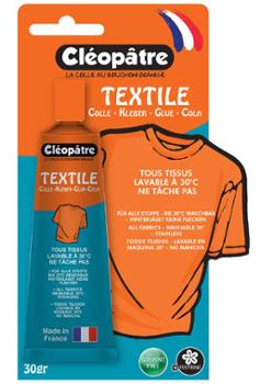 Cléopâtre Colle Textile Cléo'Tech Tube 30 g Sous Blister