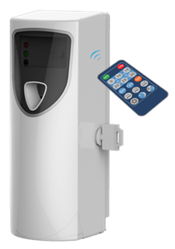 Diffuseur automatique insecticide anti-volants pour le jardin, appareil de protection extérieur discret et programmable.