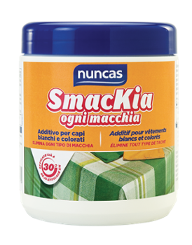 Additif de Lavage pour Linge boite 600gr Smackia Ogni Macchia