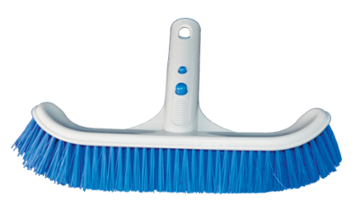 Brosse de Paroi de piscine 26 cm pour le nettoyage efficace des parois et du fond, avec poils résistants.