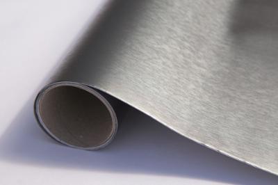 Adhésif Décoratif Métal Brossé Grainé Acier 45 cm x 1.5 m