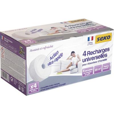 Recharge Absorbeur d’Humidité 4 Galets percés de 500g Parfum Lavande