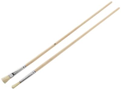 Brosses Tableaux Lot de 2  Plate+Ronde Sous Pochette