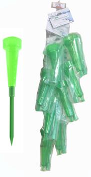 Pluviomètre sur Pied 40mm d'Eau au m² - Lot de 8 Avec Bande Cross