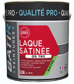 Bâtir Laque Satinée GS760 2L5 Blanc