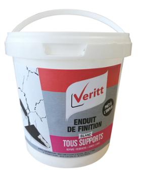 Enduit de Finition Veritt en Pot de 1L Blanc