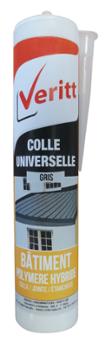 Colle Universelle Polymère Hybride Veritt en Cartouche de 290ml Grise