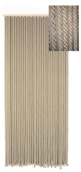 Rideau de Porte Cordage Écru 90 x 200 Coton Tressé