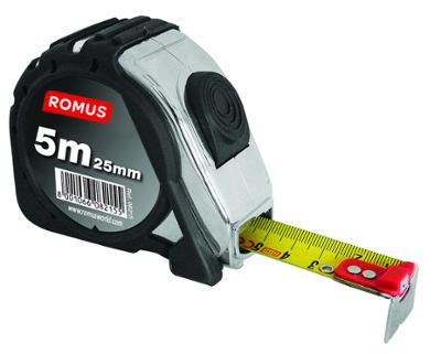 Mètre Ruban Self Lock 5 ml, mètre auto-bloquant de 5 mètres, outil de mesure pour bâtiment et traçage