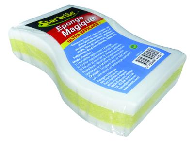 Eponge de nettoyage Magique XXL à 3 couches, robuste et polyvalente pour le ménage.