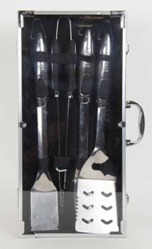 Coffret 4 Accessoires Inox 44cm