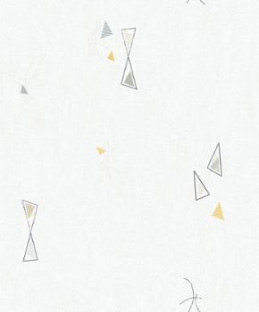 5800 - Papier Expansé sur Intissé Motif Moulin Jaune
