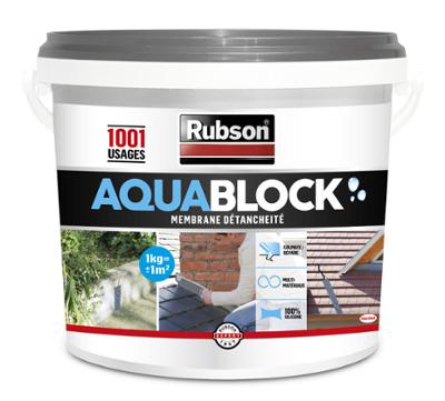 Aquablock Membrane d’Etanchéité Pot de 1kg Gris