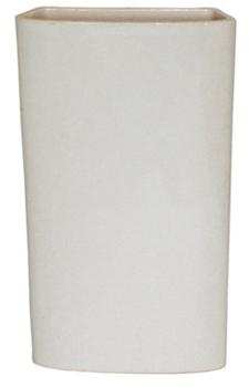 Saturateur Céramique Plat Large Blanc 350 ml