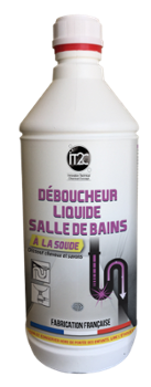 IT2C Déboucheur Soude Liquide Salle de Bains 1L